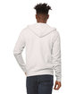 Bella + Canvas Unisex Poly-Cotton Fleece Full-Zip Hooded Sweatshirt VINTAGE WHITE ModelBack