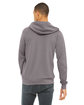 Bella + Canvas Unisex Poly-Cotton Fleece Full-Zip Hooded Sweatshirt STORM ModelBack
