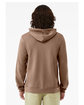 Bella + Canvas Unisex Sponge Fleece Full-Zip Hooded Sweatshirt vintage brown ModelBack