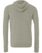 Bella + Canvas Unisex Sponge Fleece Full-Zip Hooded Sweatshirt heather stone FlatBack