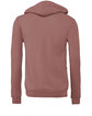 Bella + Canvas Unisex Poly-Cotton Fleece Full-Zip Hooded Sweatshirt MAUVE FlatBack