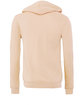 Bella + Canvas Unisex Poly-Cotton Fleece Full-Zip Hooded Sweatshirt PEACH FlatBack