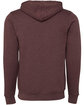 Bella + Canvas Unisex Poly-Cotton Fleece Full-Zip Hooded Sweatshirt HEATHER MAROON FlatBack