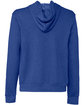 Bella + Canvas Unisex Poly-Cotton Fleece Full-Zip Hooded Sweatshirt HEATHER TRUE ROY FlatBack