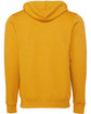 Bella + Canvas Unisex Poly-Cotton Fleece Full-Zip Hooded Sweatshirt HEATHER MUSTARD FlatBack