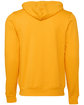 Bella + Canvas Unisex Poly-Cotton Fleece Full-Zip Hooded Sweatshirt GOLD OFBack