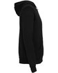 Bella + Canvas Unisex Poly-Cotton Fleece Full-Zip Hooded Sweatshirt DTG BLACK OFSide