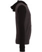 Bella + Canvas Unisex Poly-Cotton Fleece Full-Zip Hooded Sweatshirt DRK GRY HTR/ BLK OFSide