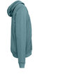 Bella + Canvas Unisex Poly-Cotton Fleece Full-Zip Hooded Sweatshirt HTHR DEEP TEAL OFSide