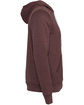 Bella + Canvas Unisex Poly-Cotton Fleece Full-Zip Hooded Sweatshirt HEATHER MAROON OFSide