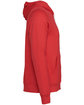 Bella + Canvas Unisex Poly-Cotton Fleece Full-Zip Hooded Sweatshirt HEATHER RED OFSide