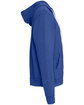 Bella + Canvas Unisex Poly-Cotton Fleece Full-Zip Hooded Sweatshirt HEATHER TRUE ROY OFSide