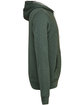 Bella + Canvas Unisex Poly-Cotton Fleece Full-Zip Hooded Sweatshirt HEATHER FOREST OFSide