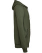 Bella + Canvas Unisex Poly-Cotton Fleece Full-Zip Hooded Sweatshirt MILITARY GREEN OFSide