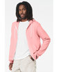 Bella + Canvas Unisex Sponge Fleece Full-Zip Hooded Sweatshirt pink ModelSide