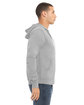 Bella + Canvas Unisex Poly-Cotton Fleece Full-Zip Hooded Sweatshirt ATHLETIC HEATHER ModelSide