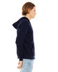 Bella + Canvas Unisex Sponge Fleece Full-Zip Hooded Sweatshirt navy ModelSide