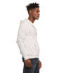 Bella + Canvas Unisex Poly-Cotton Fleece Full-Zip Hooded Sweatshirt VINTAGE WHITE ModelSide