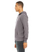 Bella + Canvas Unisex Poly-Cotton Fleece Full-Zip Hooded Sweatshirt STORM ModelSide