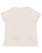LAT Ladies' Curvy Fine Jersey T-Shirt natural heather ModelBack