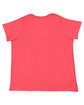 LAT Ladies' Curvy Fine Jersey T-Shirt vintage red ModelBack