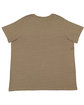 LAT Ladies' Curvy Fine Jersey T-Shirt vnt military grn ModelBack