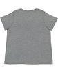 LAT Ladies' Curvy Fine Jersey T-Shirt granite heather ModelBack