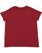 LAT Ladies' Curvy Fine Jersey T-Shirt cardinal blkout ModelBack