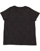 LAT Ladies' Curvy Fine Jersey T-Shirt black leopard ModelBack