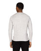 Threadfast Apparel Unisex Impact Long-Sleeve T-Shirt heather grey ModelBack