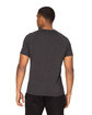 Threadfast Apparel Unisex Impact Raglan T-Shirt black heather ModelBack