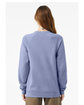 Bella + Canvas Unisex Sponge Fleece Crewneck Sweatshirt lavender blue ModelBack