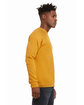 Bella + Canvas Unisex Sponge Fleece Crewneck Sweatshirt heather mustard ModelSide
