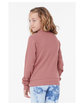 Bella + Canvas Youth Sponge Fleece Raglan Sweatshirt mauve ModelBack
