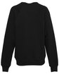Bella + Canvas Youth Sponge Fleece Raglan Sweatshirt black FlatBack