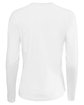 Next Level Apparel Ladies' Relaxed Long Sleeve T-Shirt white OFBack