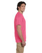 Fruit of the Loom Adult HD Cotton™ T-Shirt neon pink ModelSide