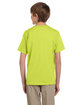 Fruit of the Loom Youth HD Cotton™ T-Shirt SAFETY GREEN ModelBack