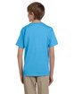Fruit of the Loom Youth HD Cotton™ T-Shirt AQUATIC BLUE ModelBack