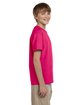 Fruit of the Loom Youth HD Cotton™ T-Shirt CYBER PINK ModelSide