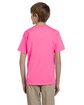 Fruit of the Loom Youth HD Cotton™ T-Shirt NEON PINK ModelSide