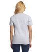 Next Level Apparel Ladies' Relaxed V-Neck T-Shirt heather gray ModelBack