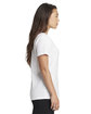 Next Level Apparel Ladies' Relaxed V-Neck T-Shirt white ModelSide