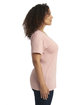 Next Level Apparel Ladies' Relaxed V-Neck T-Shirt desert pink ModelSide