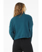 Bella + Canvas Ladies' Sponge Fleece Half-Zip Pullover Sweatshirt atlantic ModelSide