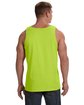 Fruit of the Loom Adult HD Cotton™ Tank safety green ModelBack