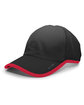 Pacific Headwear Lite Series Active Cap black/ red ModelQrt