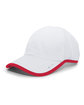 Pacific Headwear Lite Series Active Cap white/ red ModelQrt