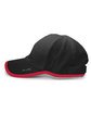 Pacific Headwear Lite Series Active Cap black/ red ModelSide