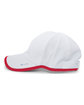 Pacific Headwear Lite Series Active Cap white/ red ModelSide